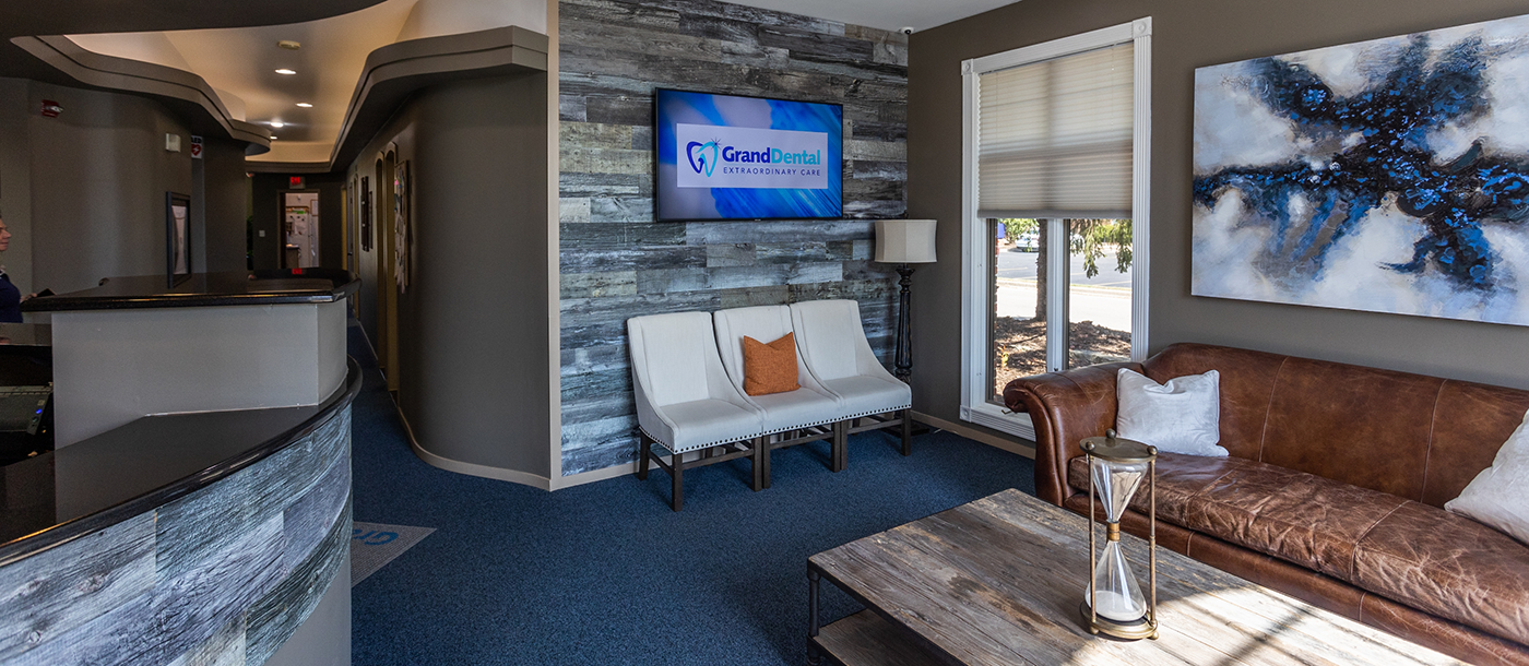 Dental office waiting area