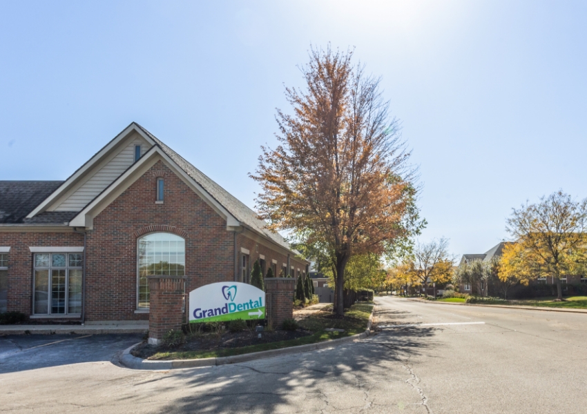 Outside view of Naperville dental office building